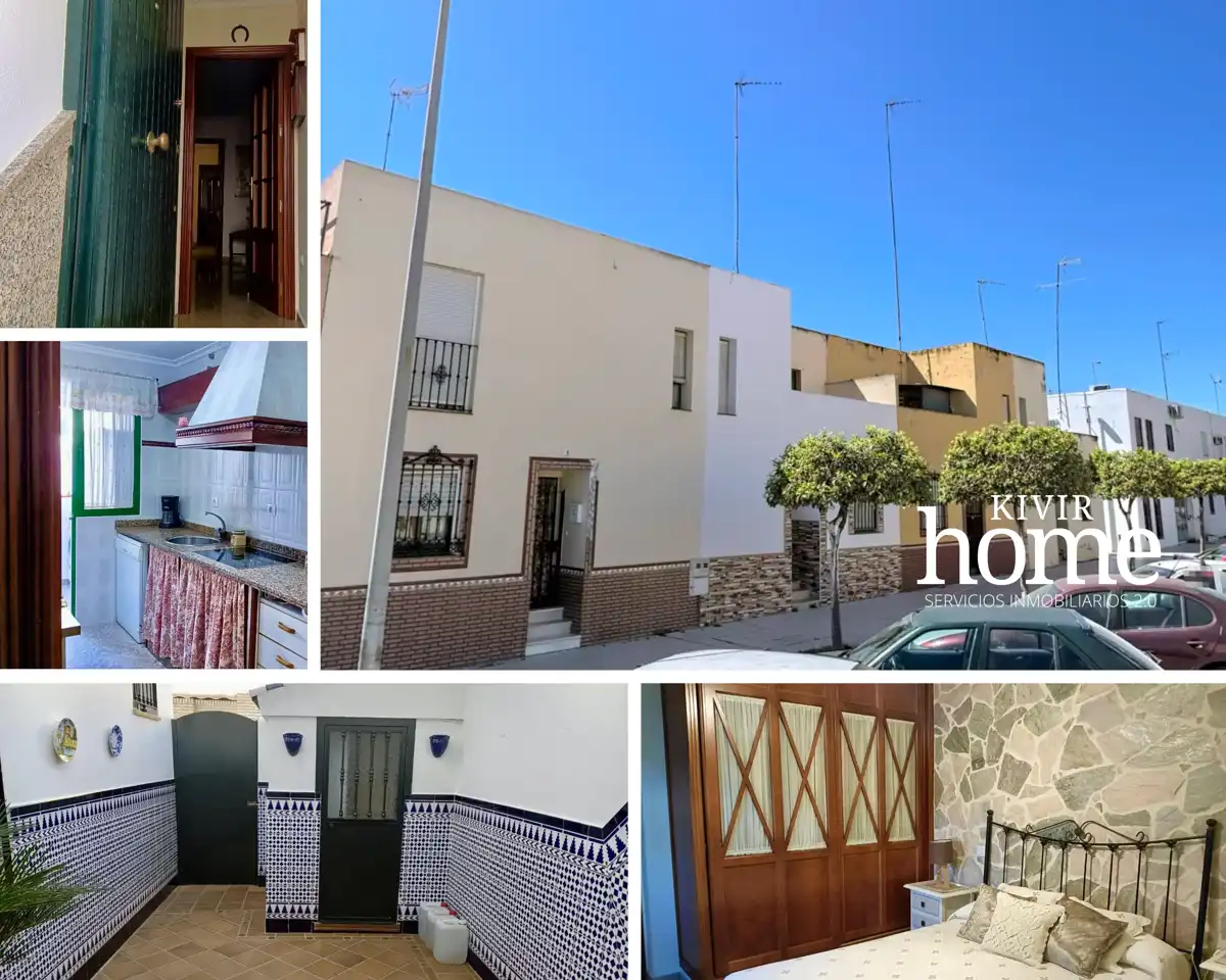Vista exterior de Casa o xalet de lloguer en Coria del Río amb Aire condicionat