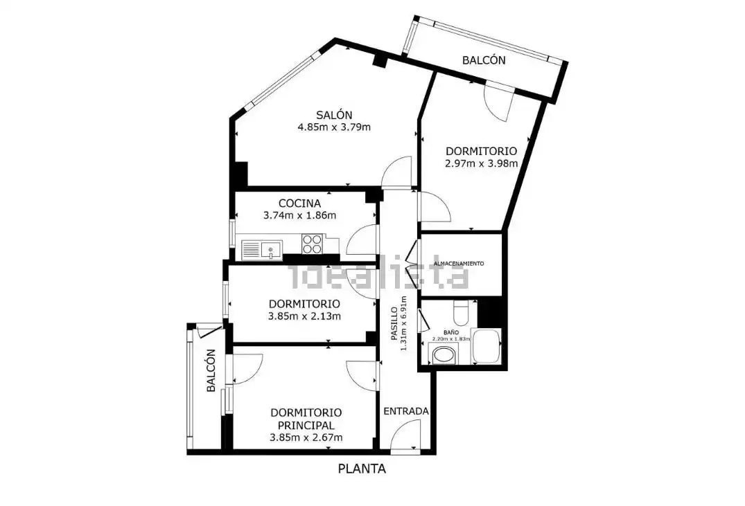 Wohnung mit Terrasse zum Verkauf in La Almozara, imagen 32