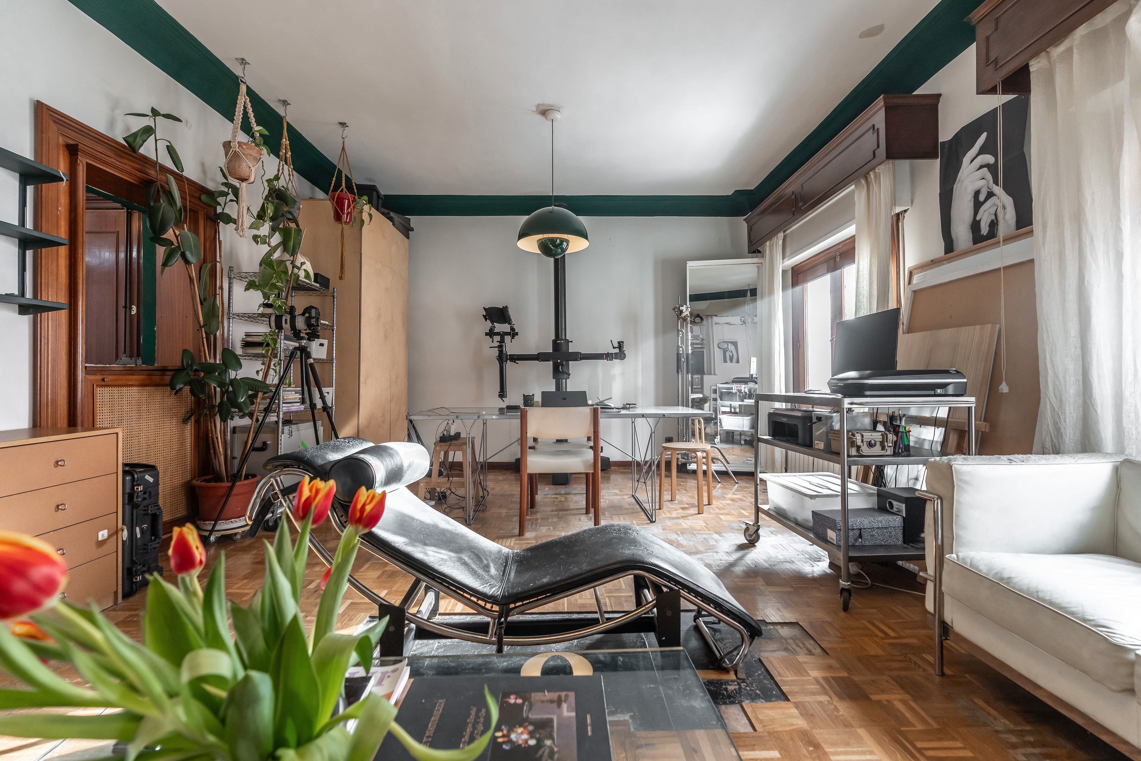 Sala d'estar de Pis en venda en  Madrid Capital amb Calefacció