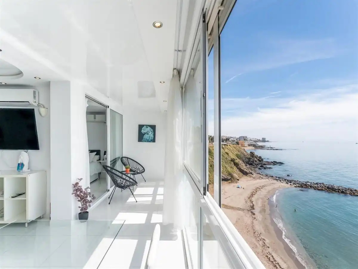 Balcony of Apartments for sale in Benalmádena  with Air Conditioner and Community pool