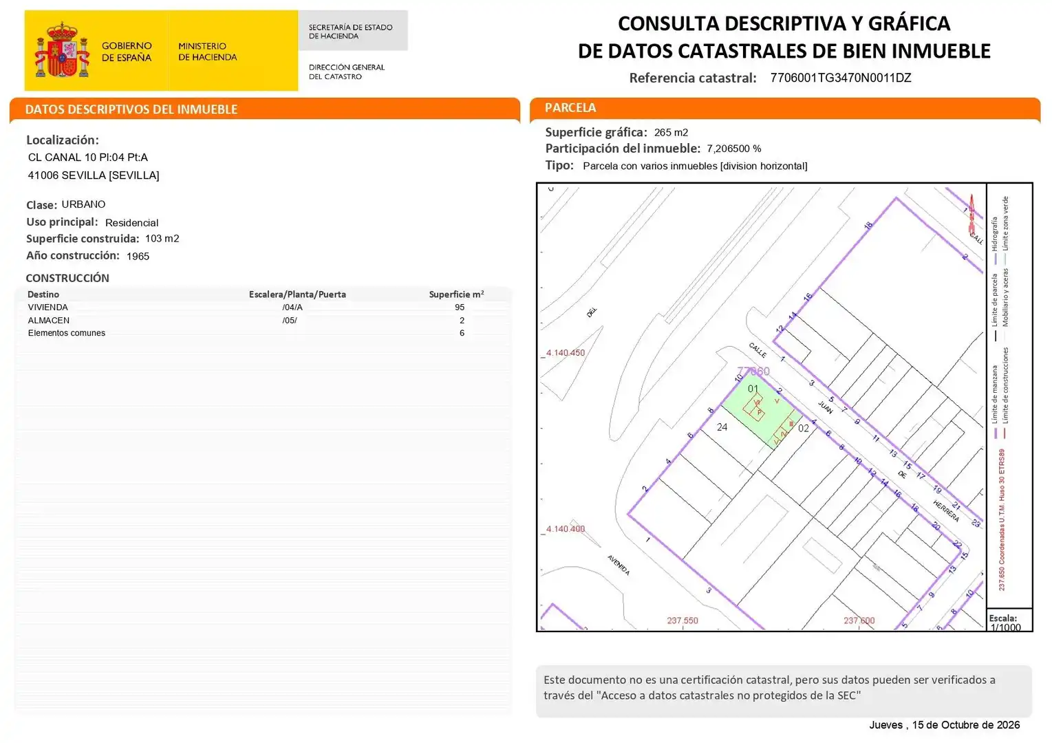 Vista exterior de Piso en venta en Cerro - Amate