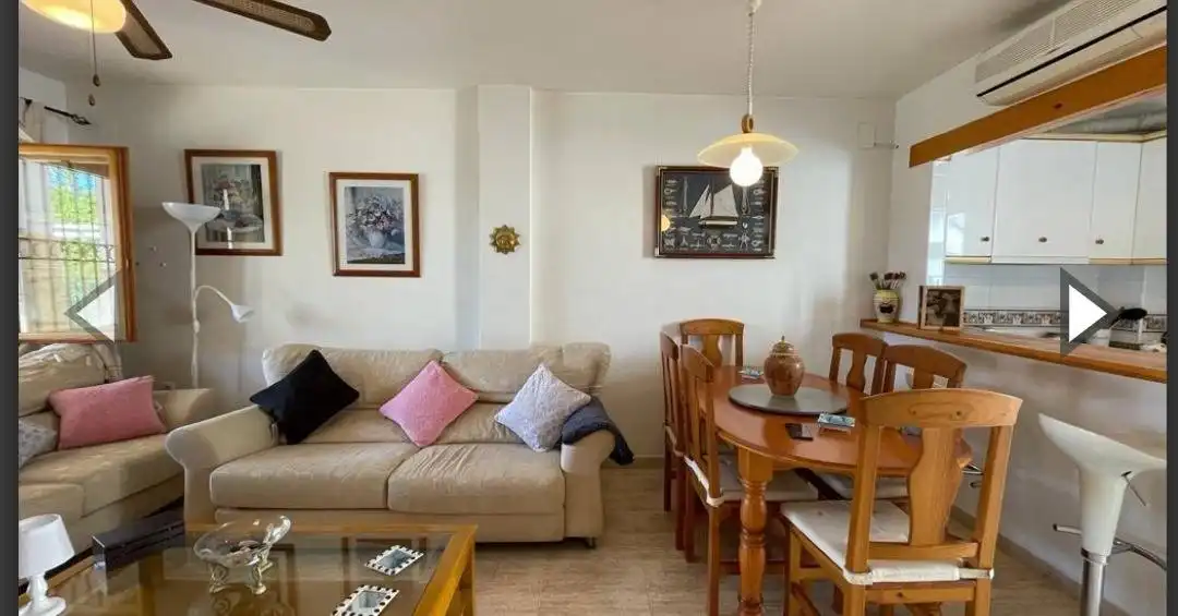 Comedor de Casa adosada en venta en Pilar de la Horadada con Aire acondicionado, Calefacción y Jardín privado