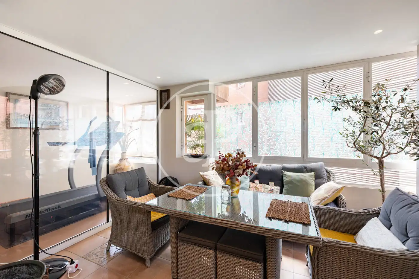 Sala de estar de Piso en venta en Barcelona con Aire acondicionado, Calefacción y Terraza