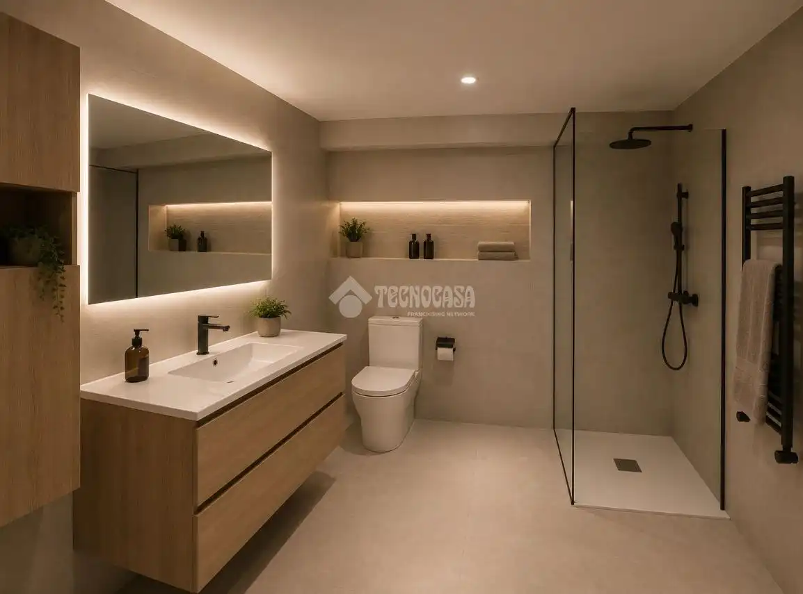 Baño de Dúplex en venta en Gijón 