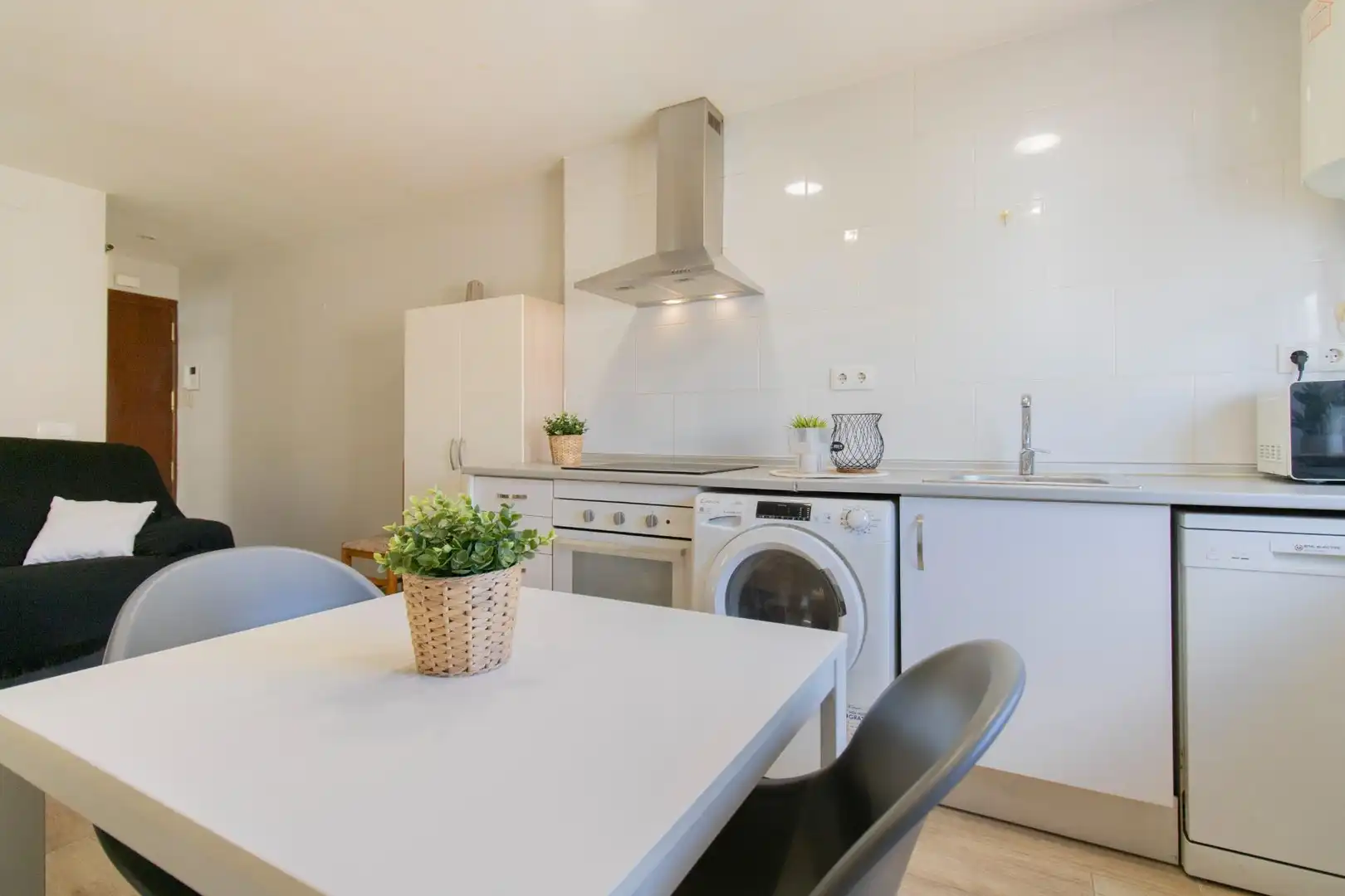 Kitchen of Flat for sale in Valencia  with Air Conditioner