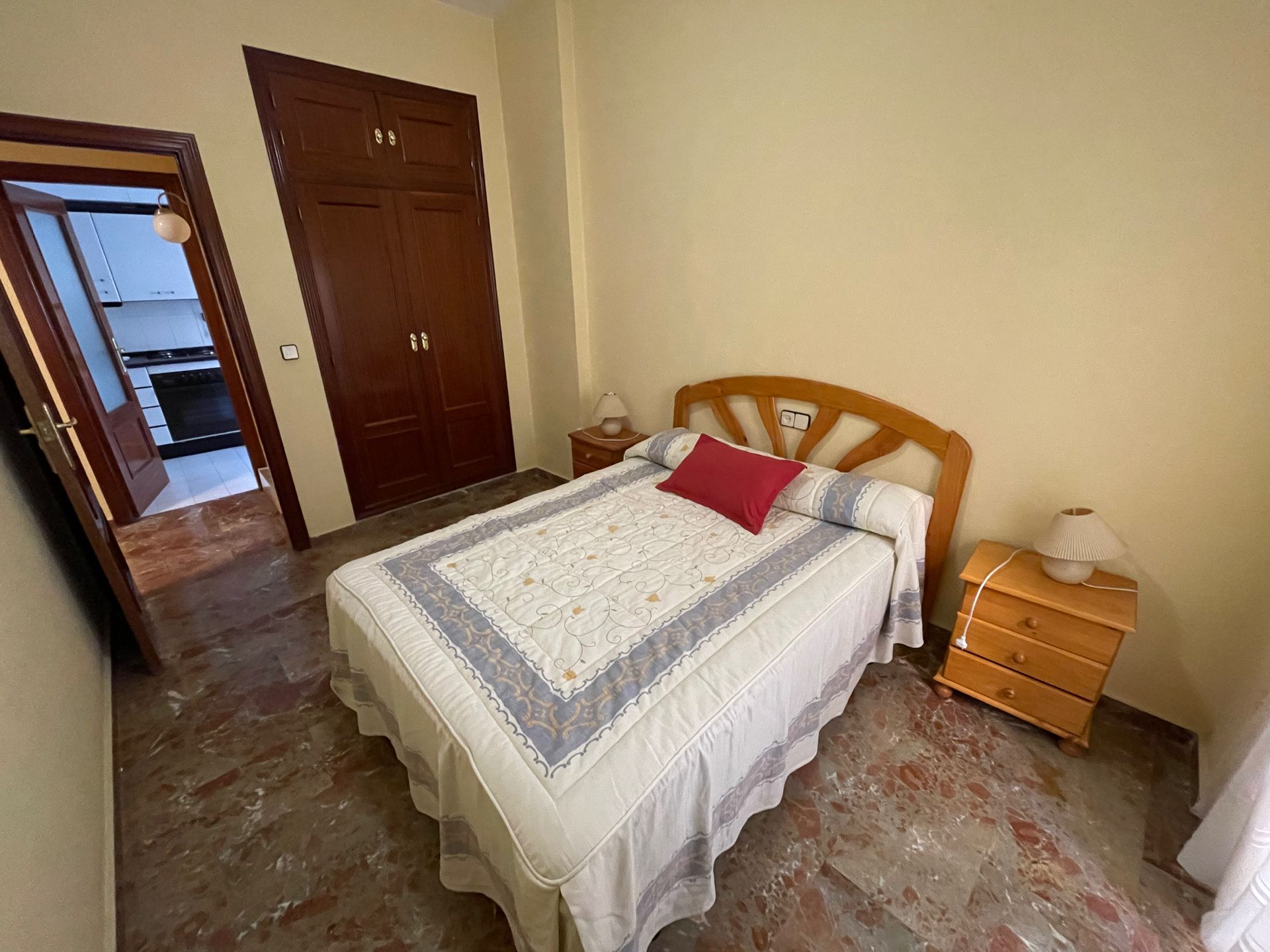 Bedroom of Flat for sale in  Jaén Capital  with Air Conditioner, Furnished and Washing machine