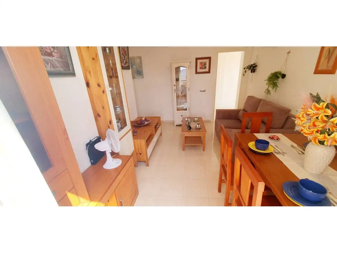 Sala d'estar de Apartament en venda en Vícar amb Aire condicionat, Calefacció i Terrassa