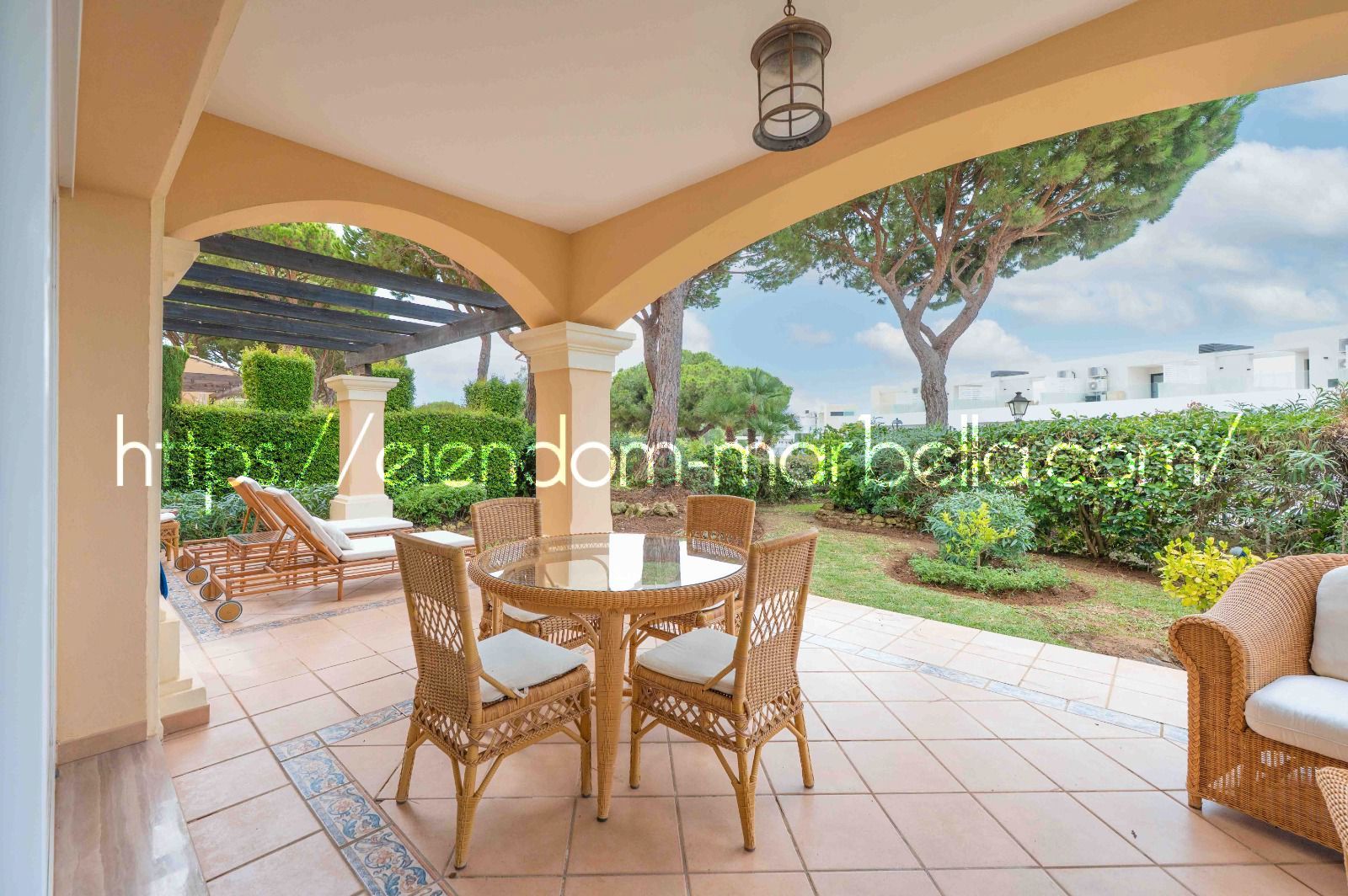 Garden of Planta baja for sale in Marbella  with Air Conditioner, Private garden and Terrace