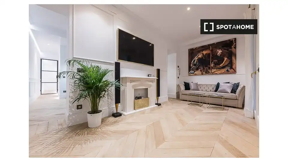 Appartamento con terrazza in affitto a Barrio de Salamanca