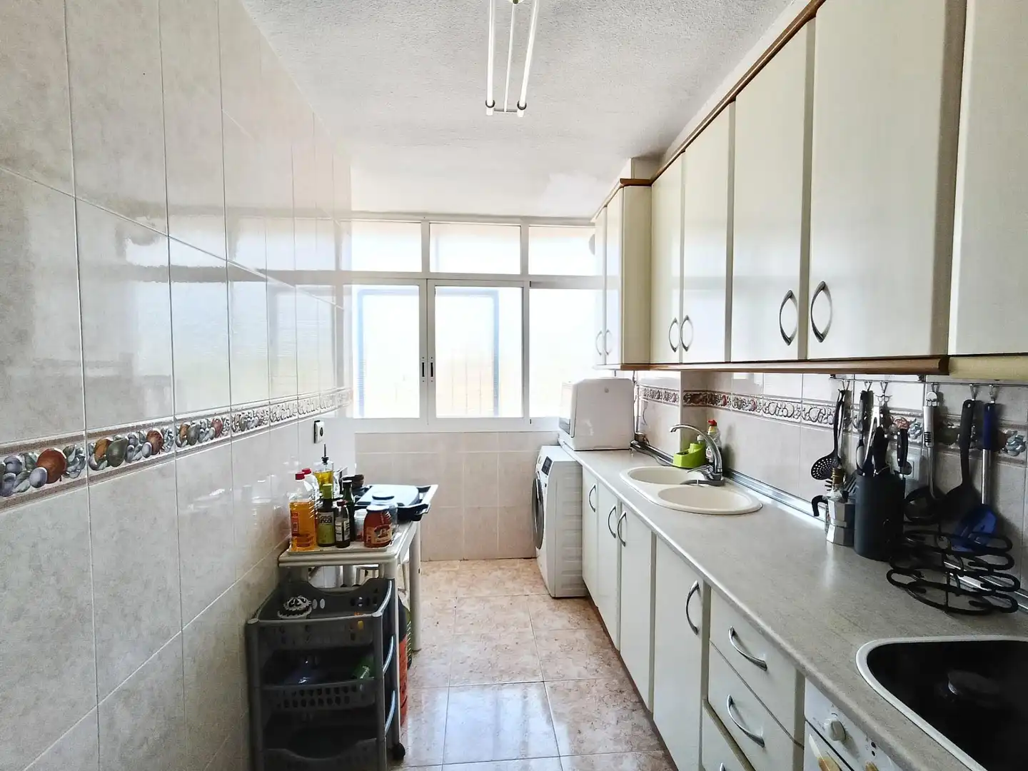 Kitchen of Flat for sale in Alicante / Alacant  with Air Conditioner, Terrace and Furnished