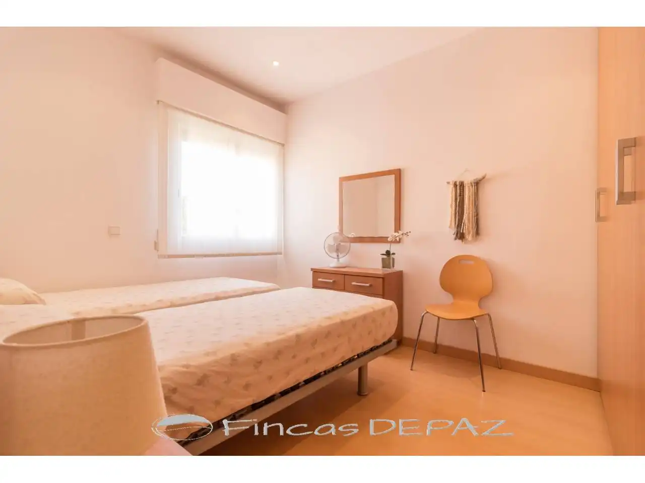 Bedroom of Flat for sale in Castelldefels  with Air Conditioner, Heating and Parquet flooring