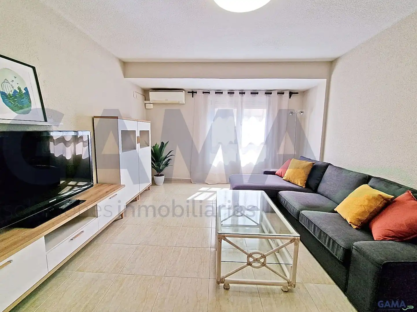Sala de estar de Piso de alquiler en Alzira con Aire acondicionado y Amueblado