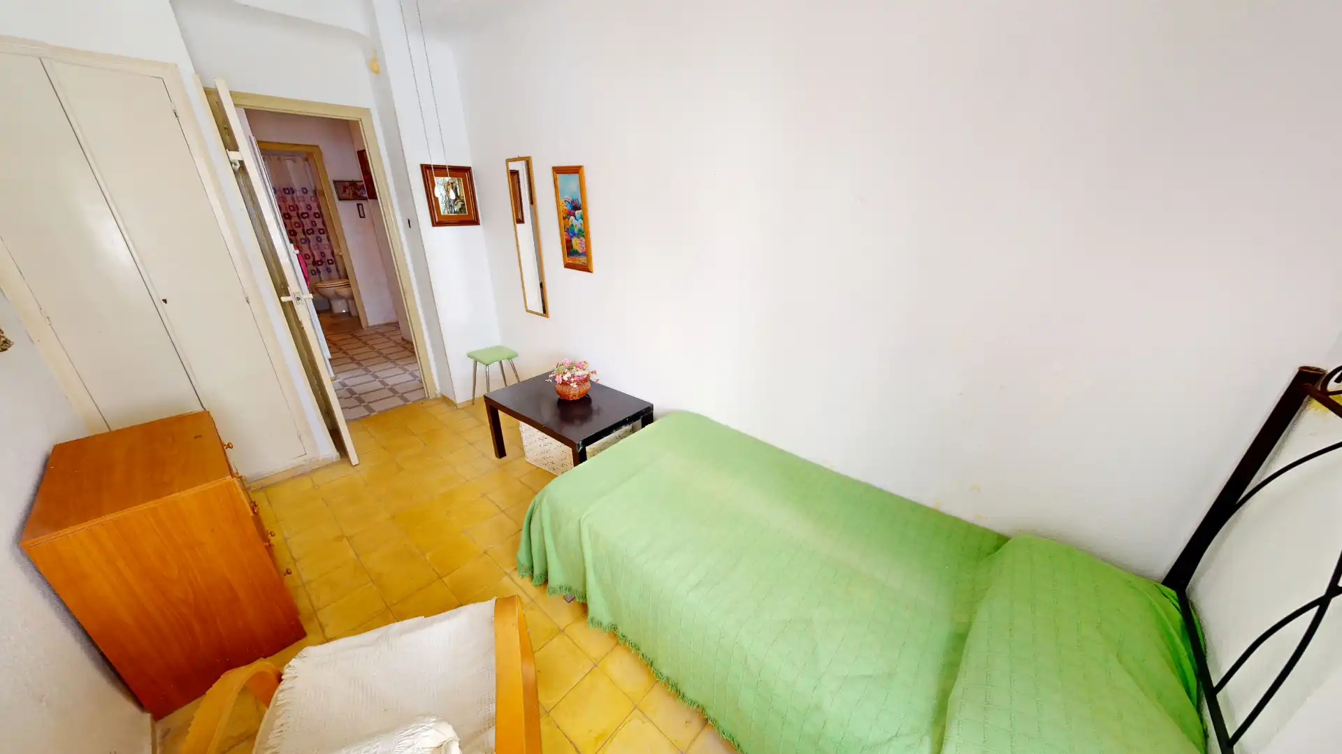 Schlafzimmer von Wohnung zum Verkauf in El Campello mit Möbliert, Ofen und Waschmaschine