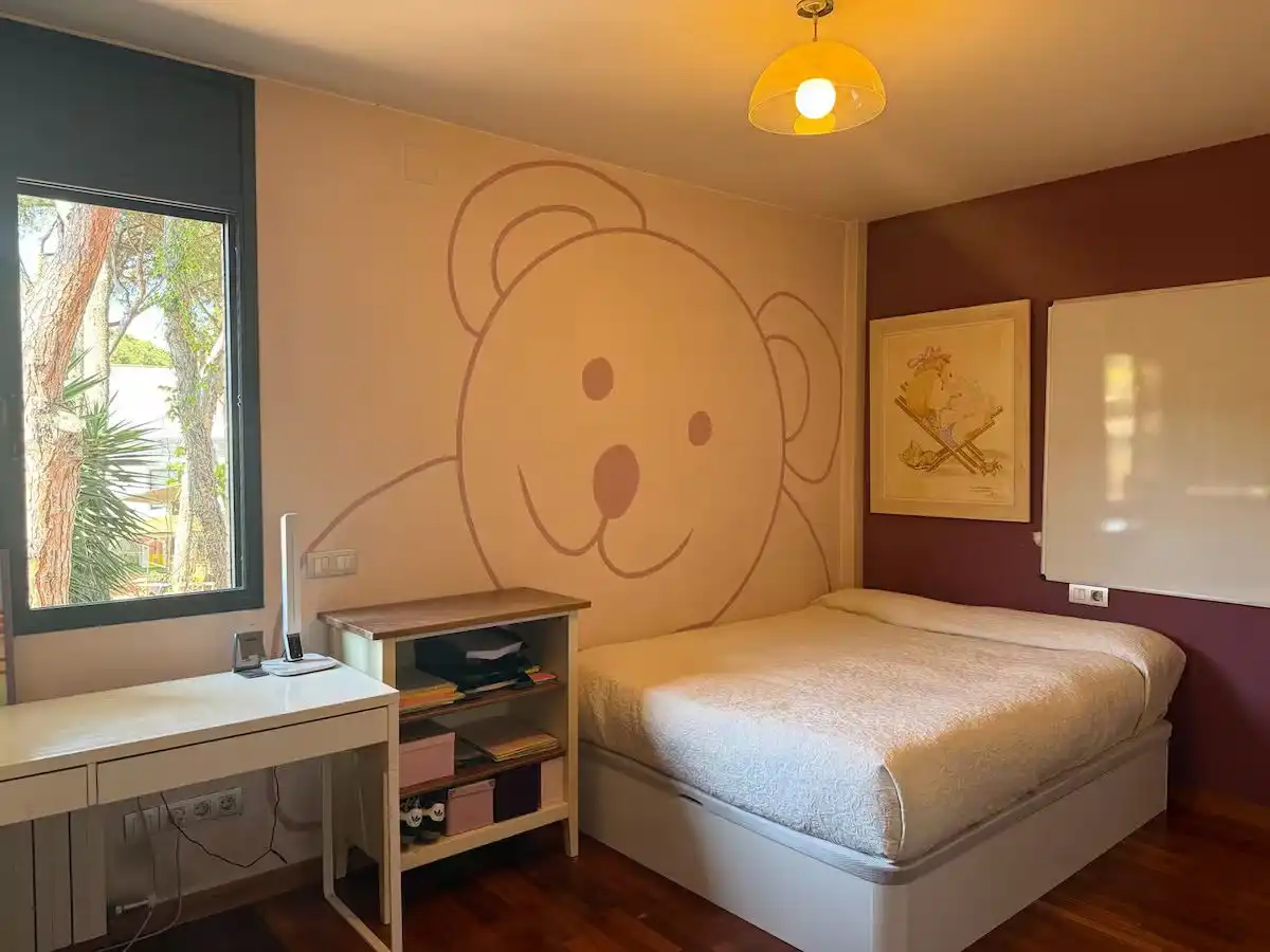 Bedroom of Houses for rent in Castelldefels  with Air Conditioner, Private garden and Terrace