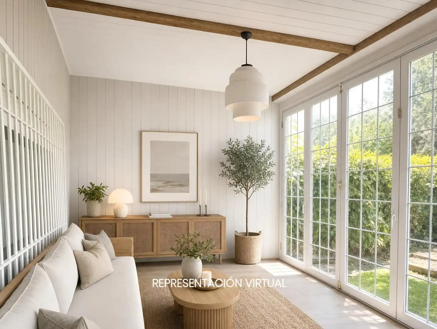 Living room of Detached homes for sale in Galapagar  with Air Conditioner, Heating and Private garden