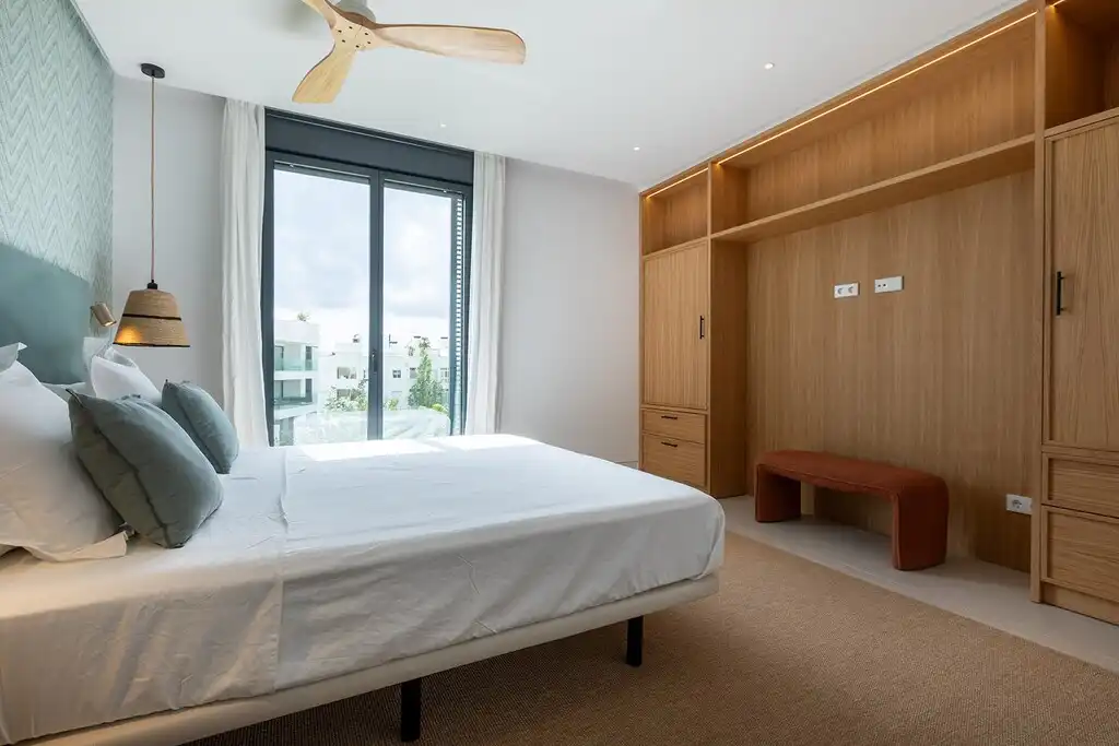 Schlafzimmer von Wohnungen zum Verkauf in Pollença mit Klimaanlage, Heizung und Terrasse