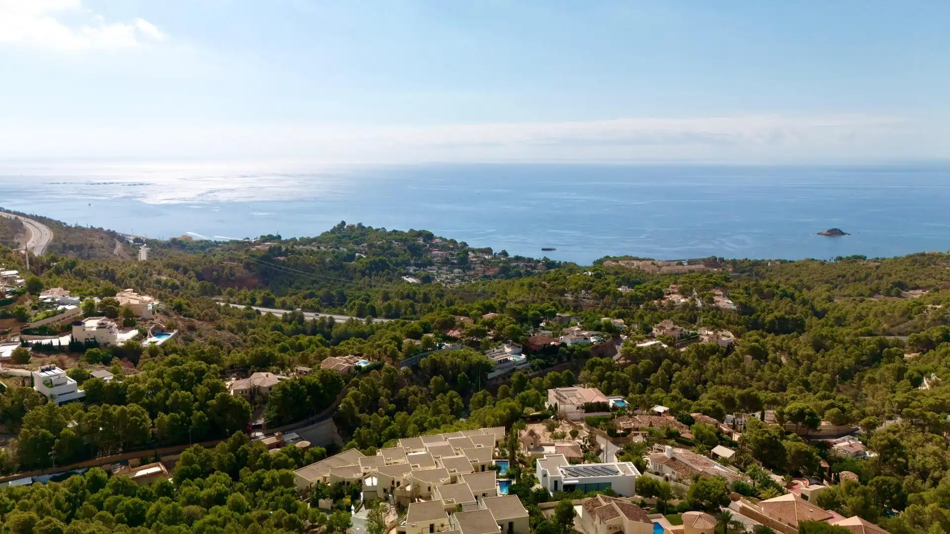 Vista exterior de Residencial en venta en Altea