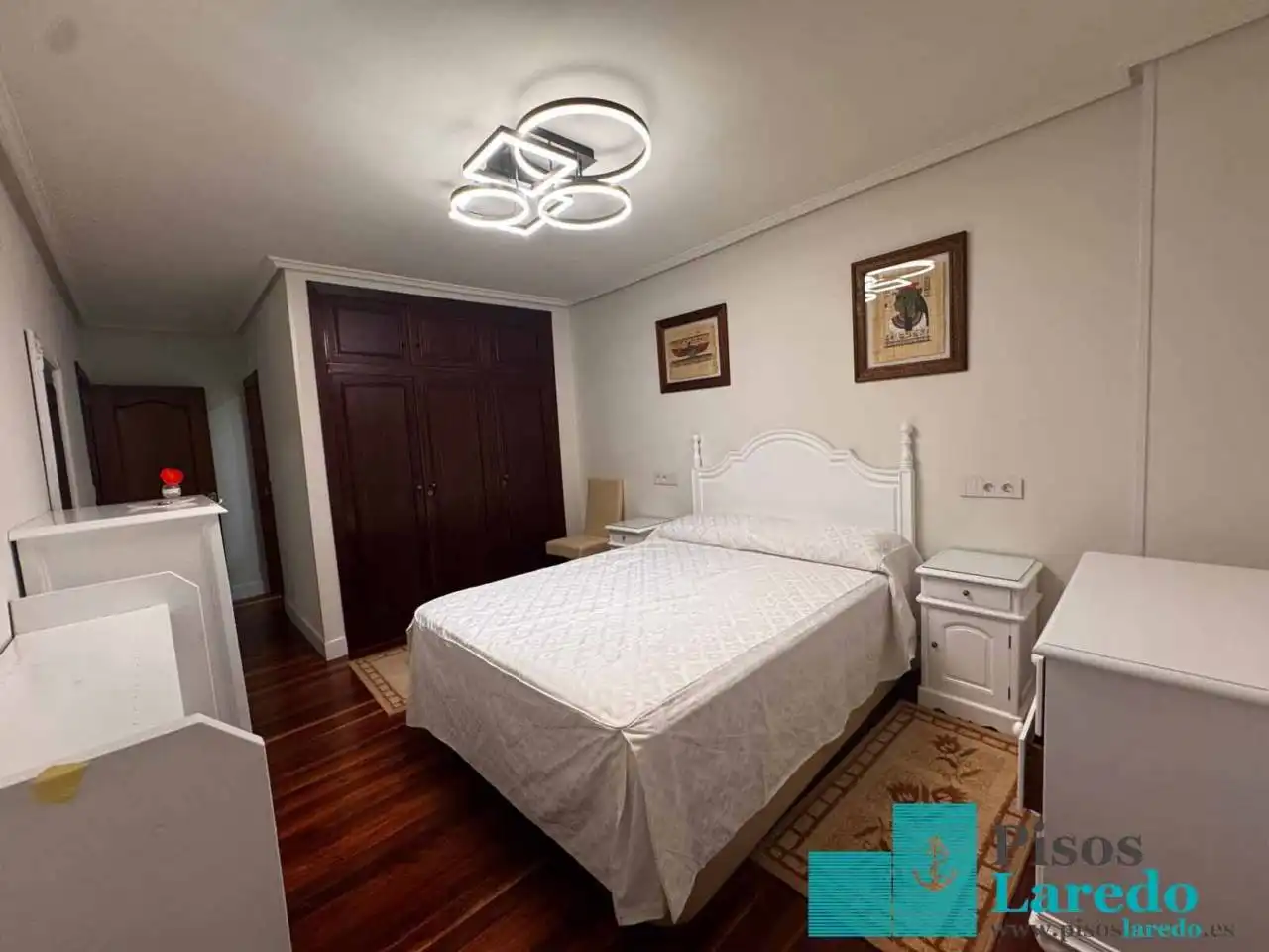 Bedroom of Flat for rent in Laredo  with Heating, Terrace and Furnished