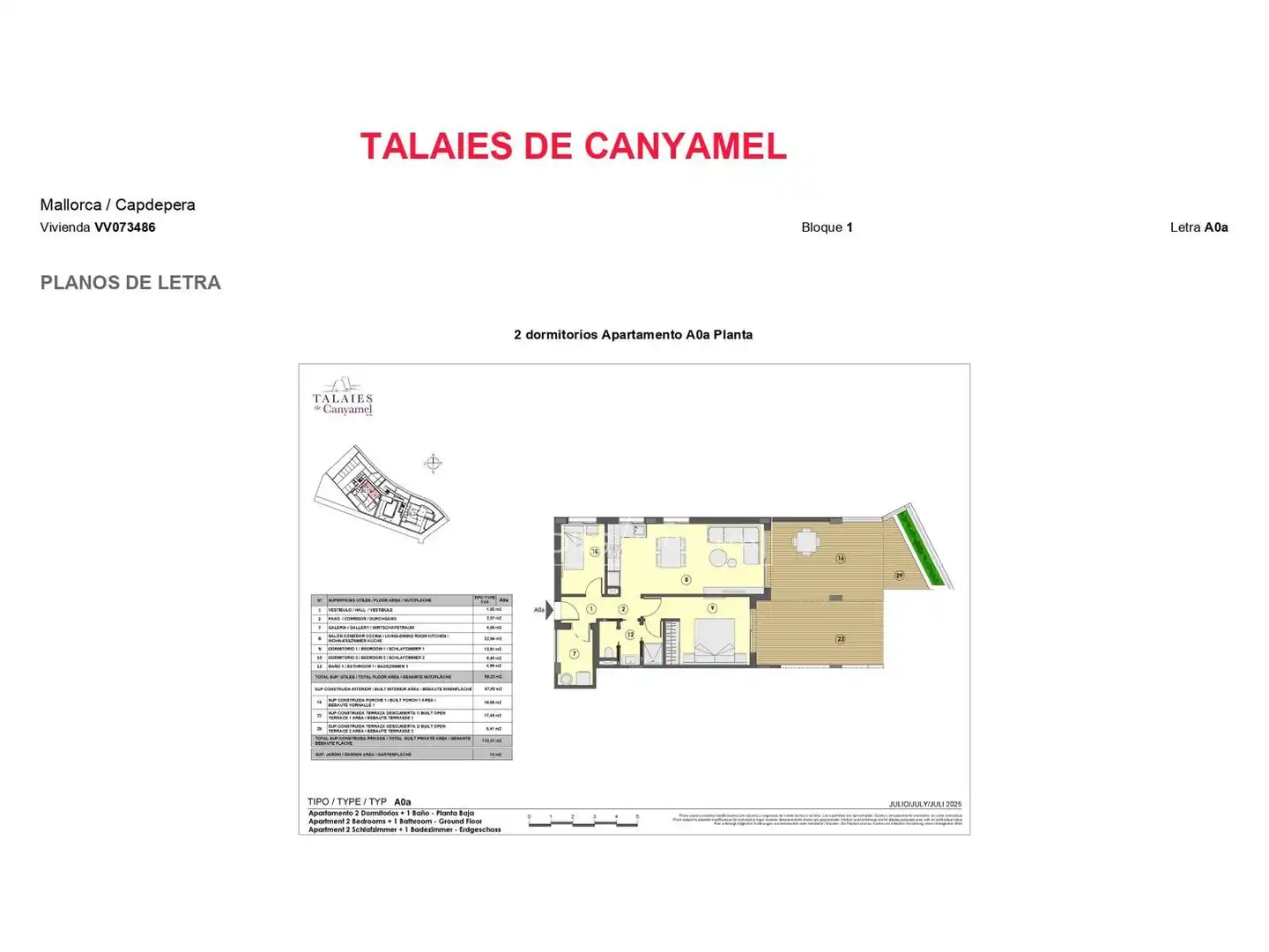 Piso en venta en Capdepera con Aire acondicionado, Calefacción y Terraza