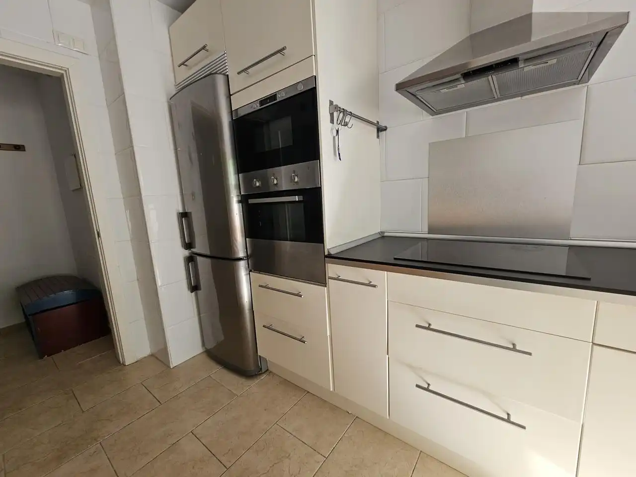 Kitchen of Flat for sale in Jerez de la Frontera  with Air Conditioner, Terrace and Furnished