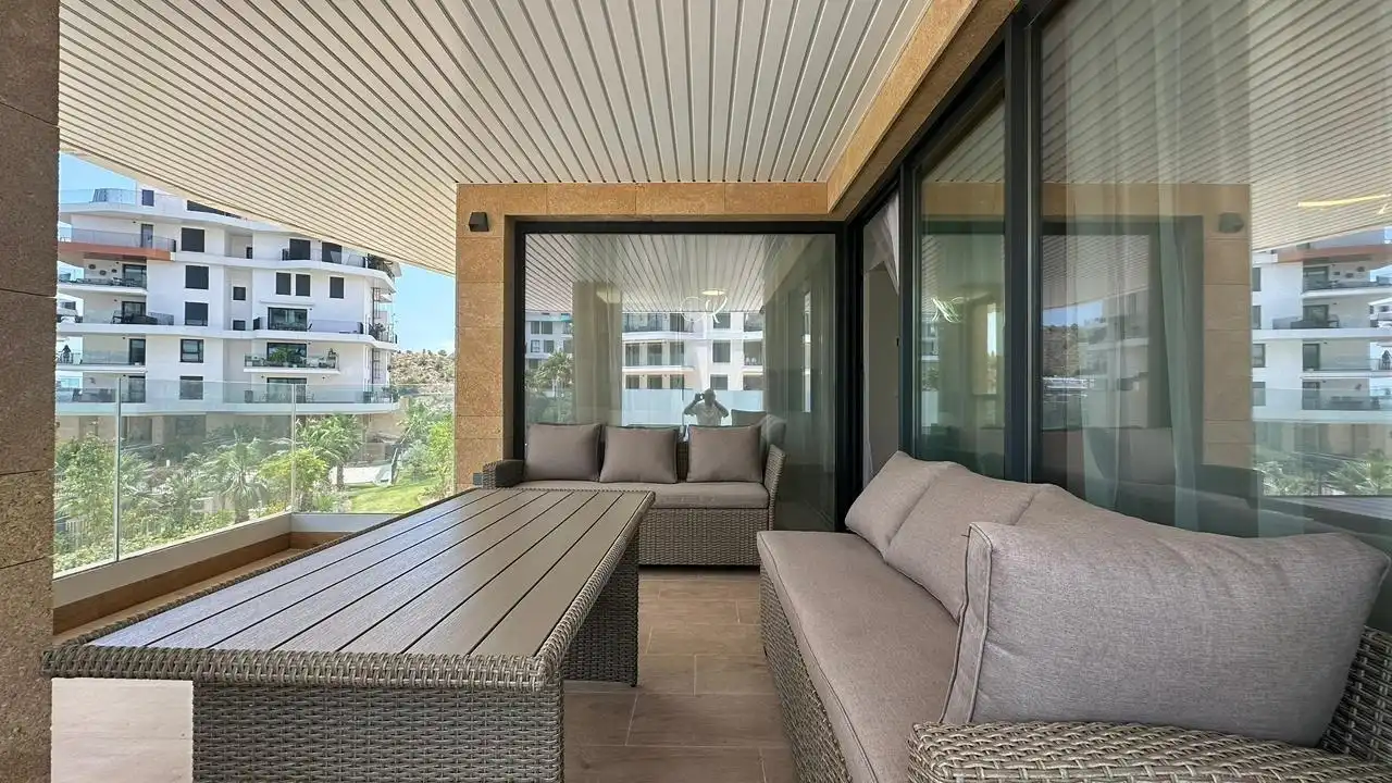 Terraza de Apartamento de alquiler en Villajoyosa / La Vila Joiosa con Aire acondicionado, Terraza y Amueblado