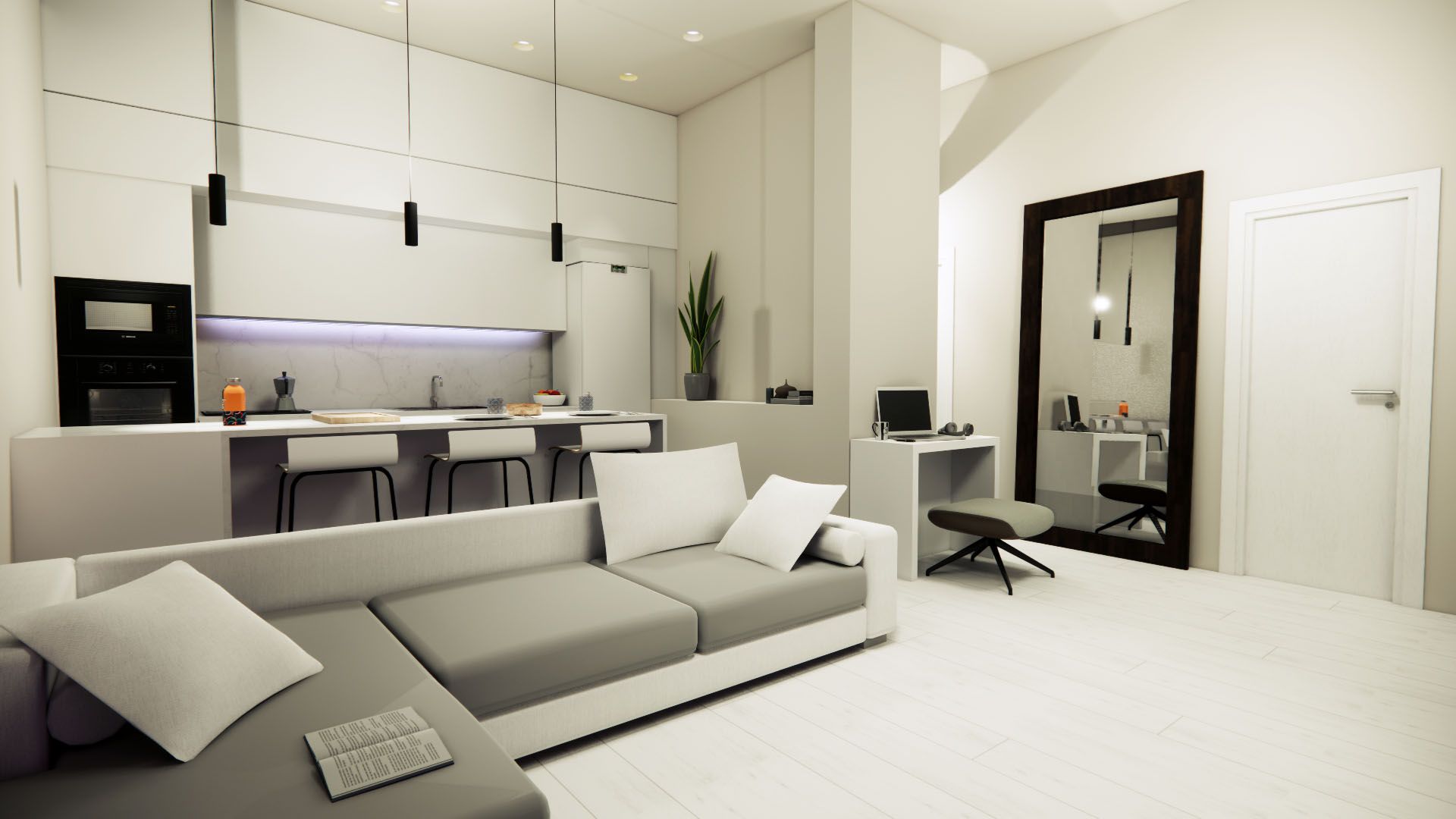 Sala d'estar de Apartament en venda en  Murcia Capital amb Moblat