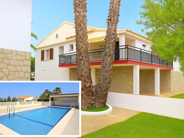 Villa mit Pool zur Miete in Vía Po Polígono 14 138D