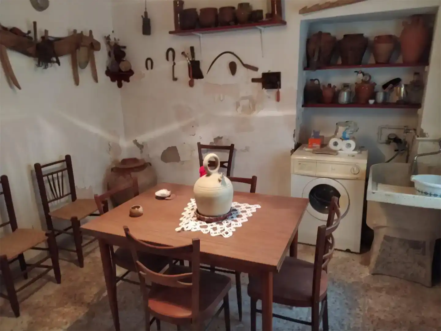 Kitchen of Flat for sale in Fórnoles  with Furnished, TV and Balcony