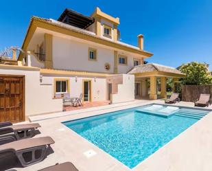 Exterior view of Single-family semi-detached for sale in San Roque  with Air Conditioner, Terrace and Balcony