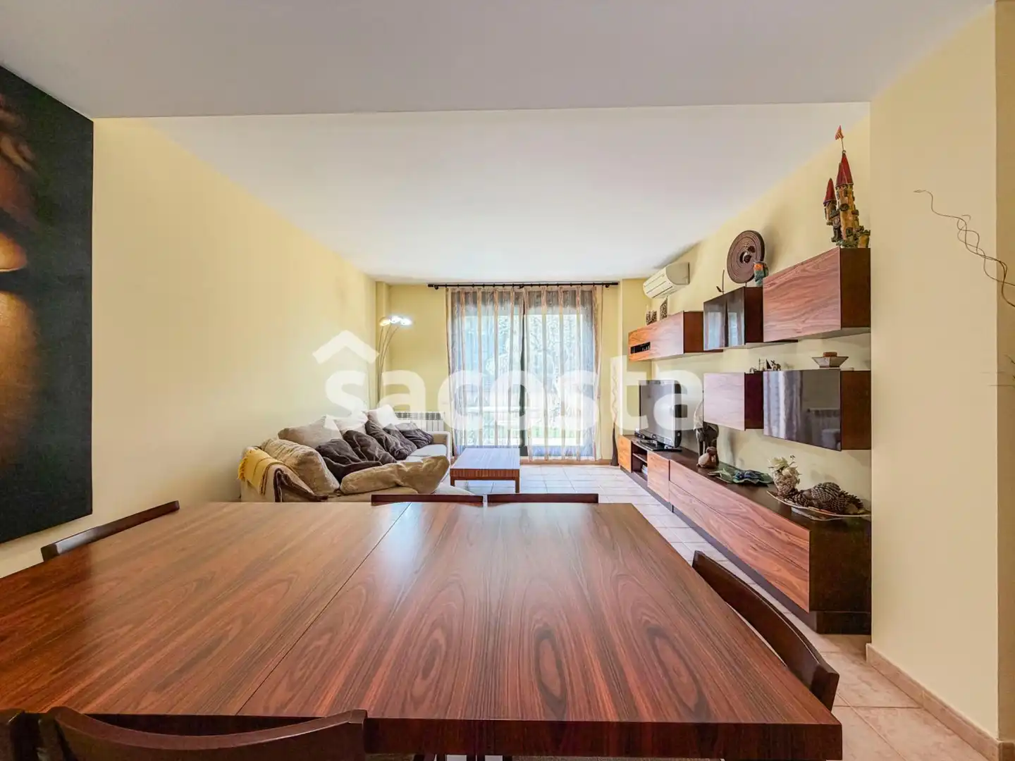 Sala de estar de Casa adosada en venta en Lloret de Mar con Aire acondicionado, Calefacción y Jardín privado