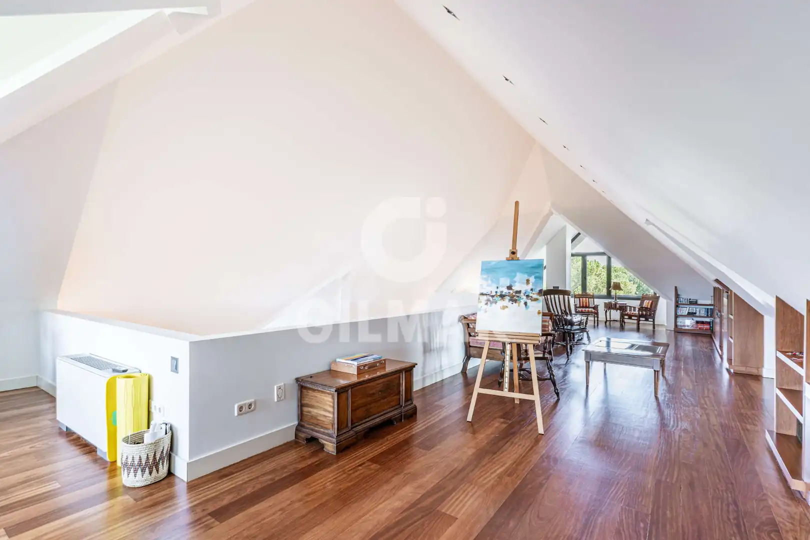 Sala de estar de Casa o chalet en venta en Las Rozas de Madrid con Aire acondicionado, Calefacción y Jardín privado
