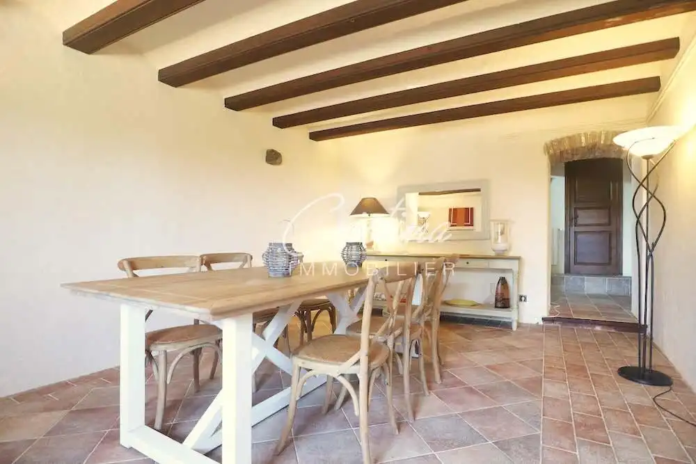 Esszimmer von Country house zum Verkauf in Santa Cristina d'Aro mit Heizung, Privatgarten und Schwimmbad