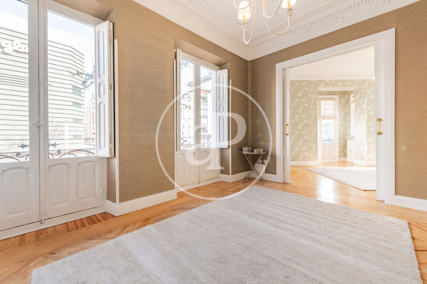 Dormitori de Pis de lloguer en  Madrid Capital amb Aire condicionat, Calefacció i Balcó