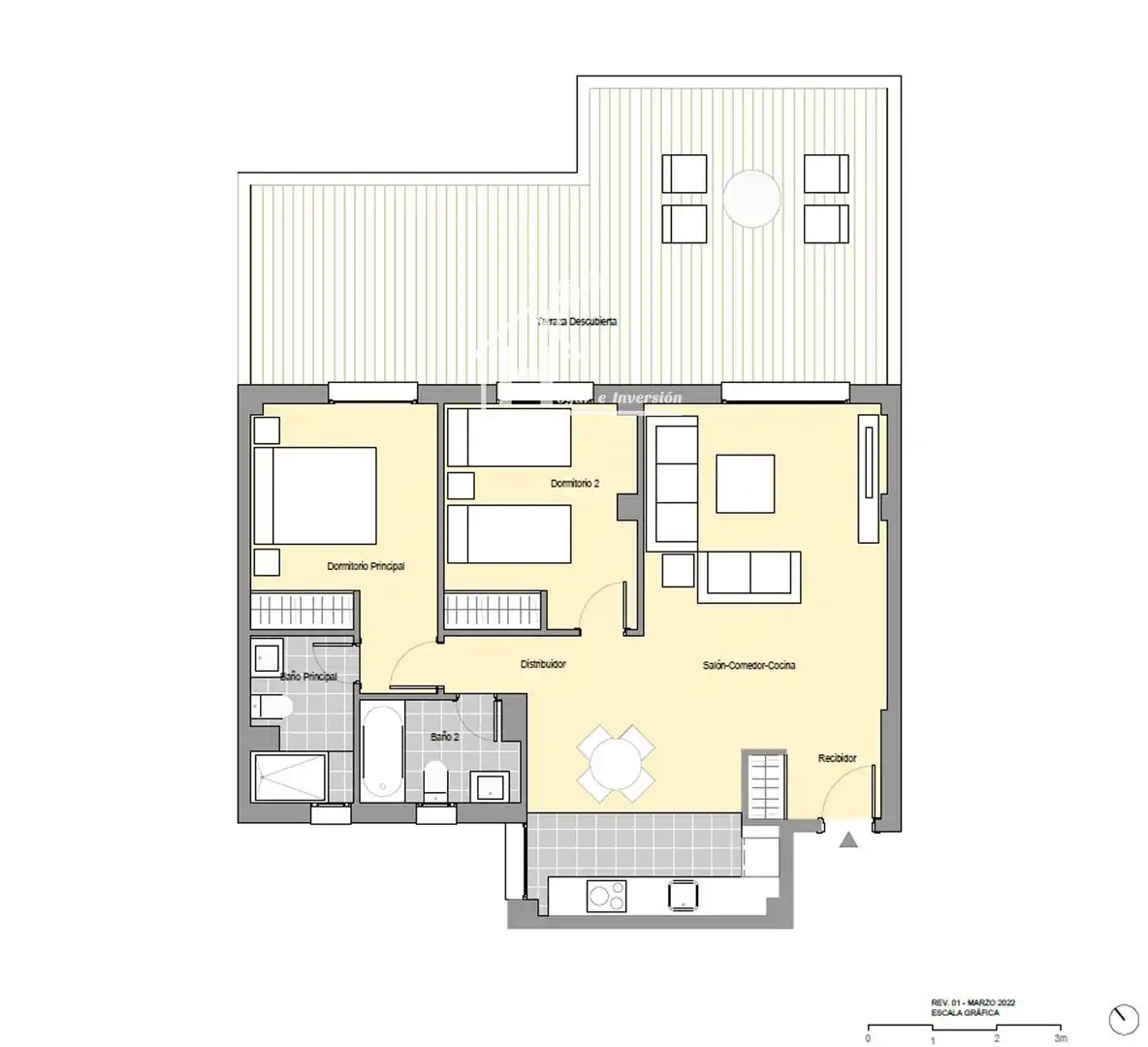 Penthouse with pool to rent in Robledal, imagen 14