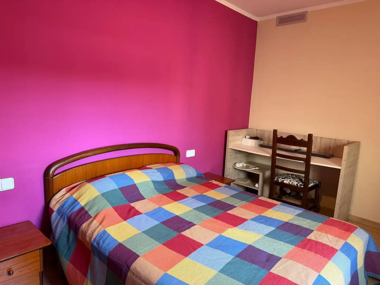 Bedroom of Attic for rent in Lleida  with Air Conditioner, Terrace and Furnished