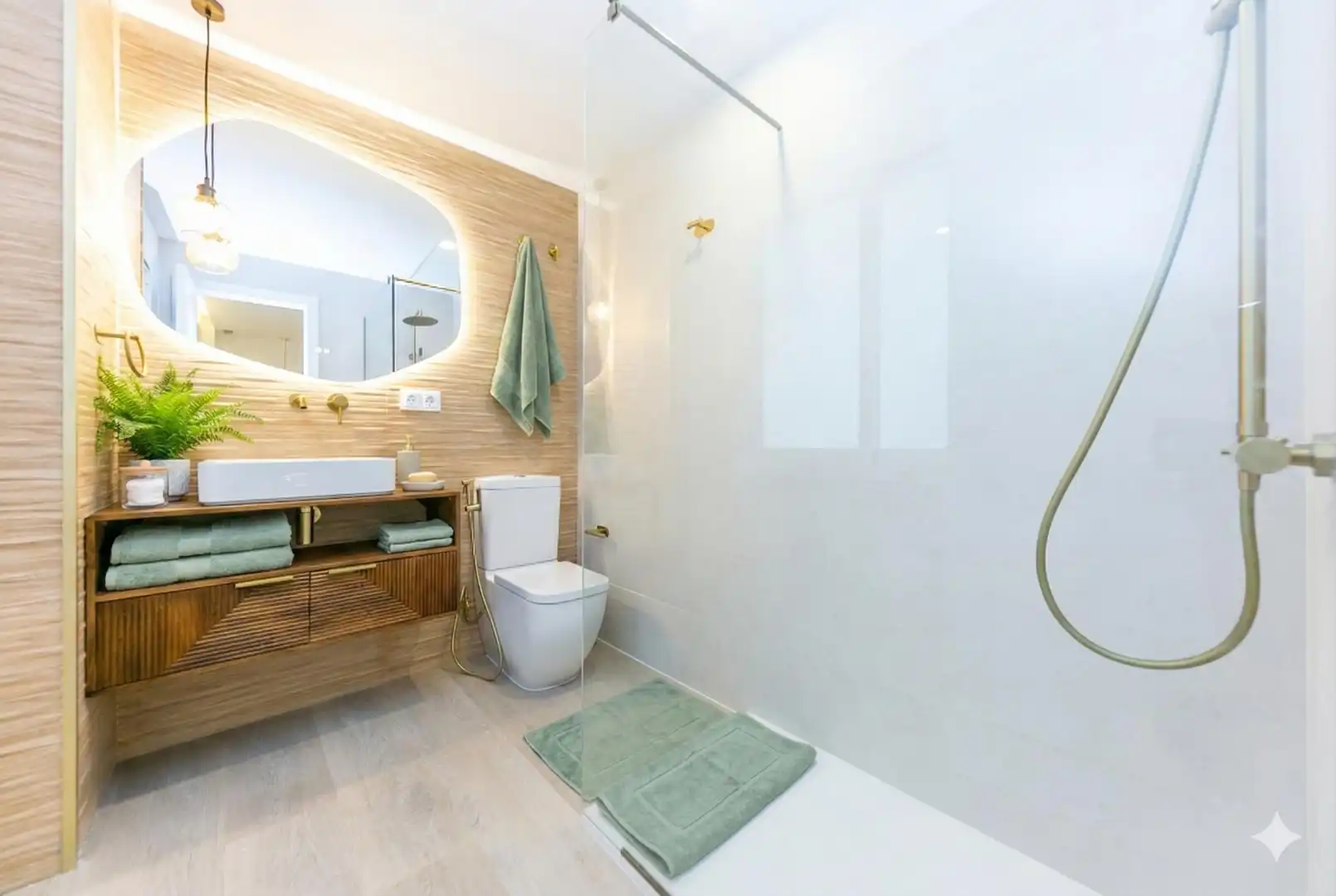 Bathroom of Apartments for sale in Fuengirola  with Air Conditioner, Heating and Terrace