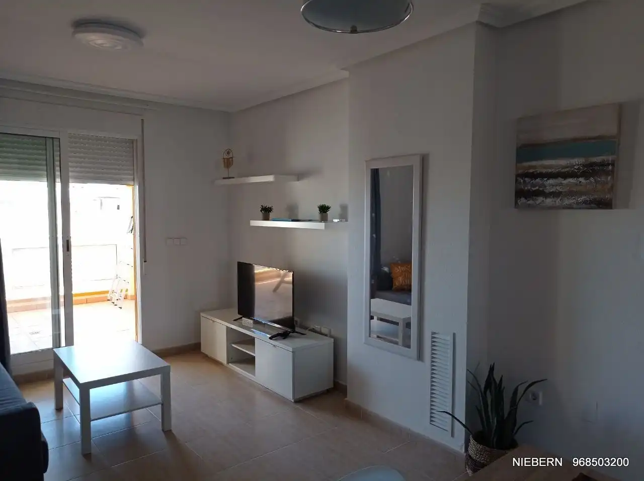 Wohnzimmer von Wohnung zur Miete in Cartagena mit Terrasse, Möbliert und Waschmaschine