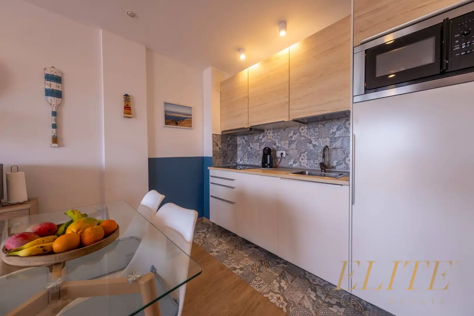 Cuina de Apartament en venda en San Bartolomé de Tirajana amb Aire condicionat, Jardí privat i Moblat