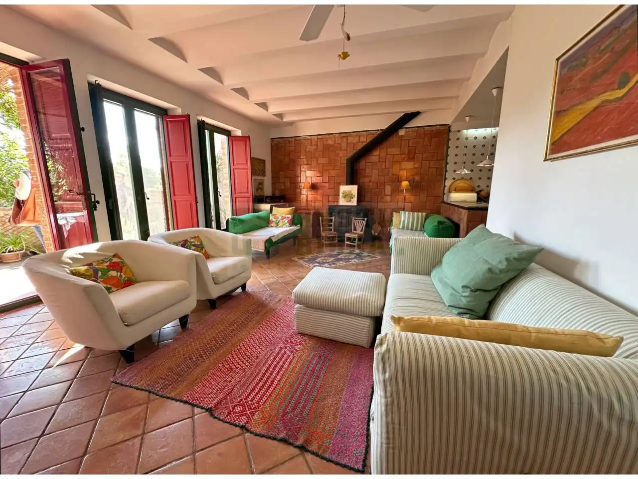 Sala d'estar de Finca rústica en venda en Forallac amb Terrassa