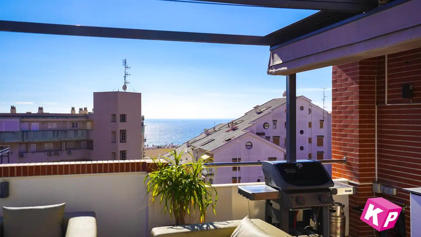 Terrasse von Wohnung zum Verkauf in Santa Pola mit Klimaanlage, Heizung und Terrasse
