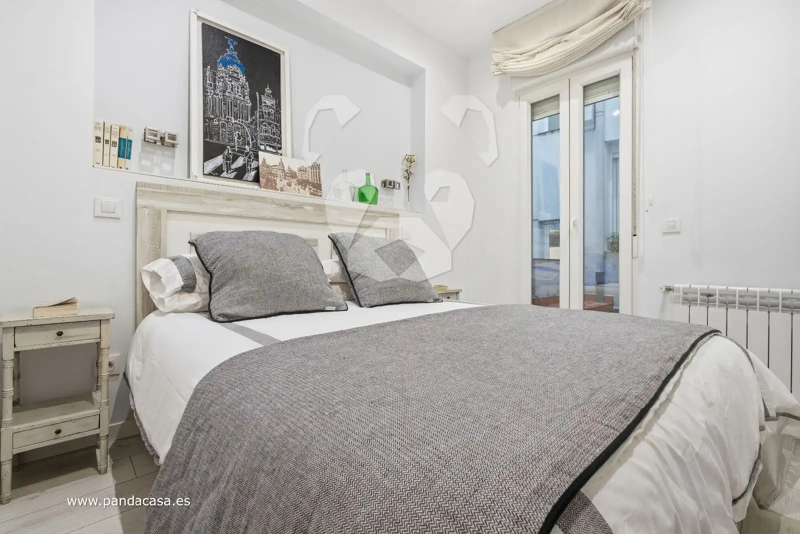 Schlafzimmer von Wohnung zum Verkauf in Madrid mit Klimaanlage, Heizung und Parkett