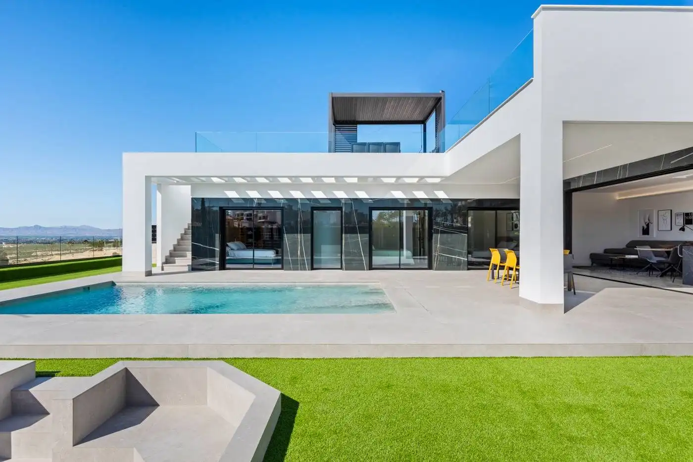 Exterior view of Houses for sale in Algorfa  with Private garden, Terrace and Swimming Pool