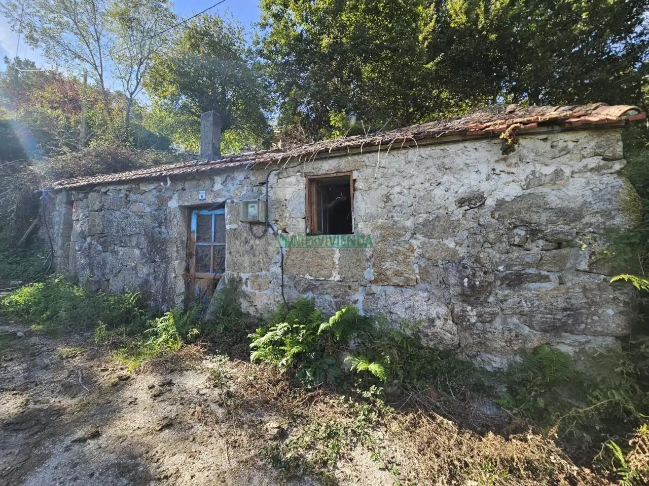 Vista exterior de Casa o chalet en venta en A Cañiza   con Calefacción y Jardín privado