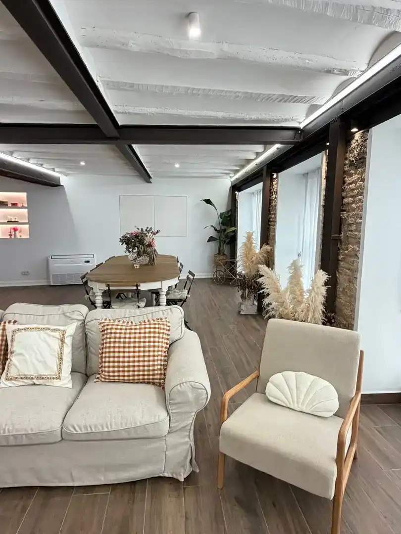 Sala de estar de Piso en venta en  Zaragoza Capital con Aire acondicionado