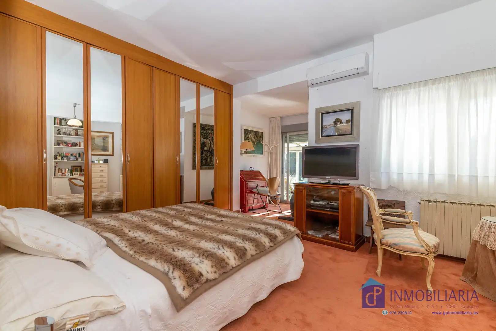 Habitación de Casa o chalet en venta en Zaragoza con Aire acondicionado, Calefacción y Jardín privado