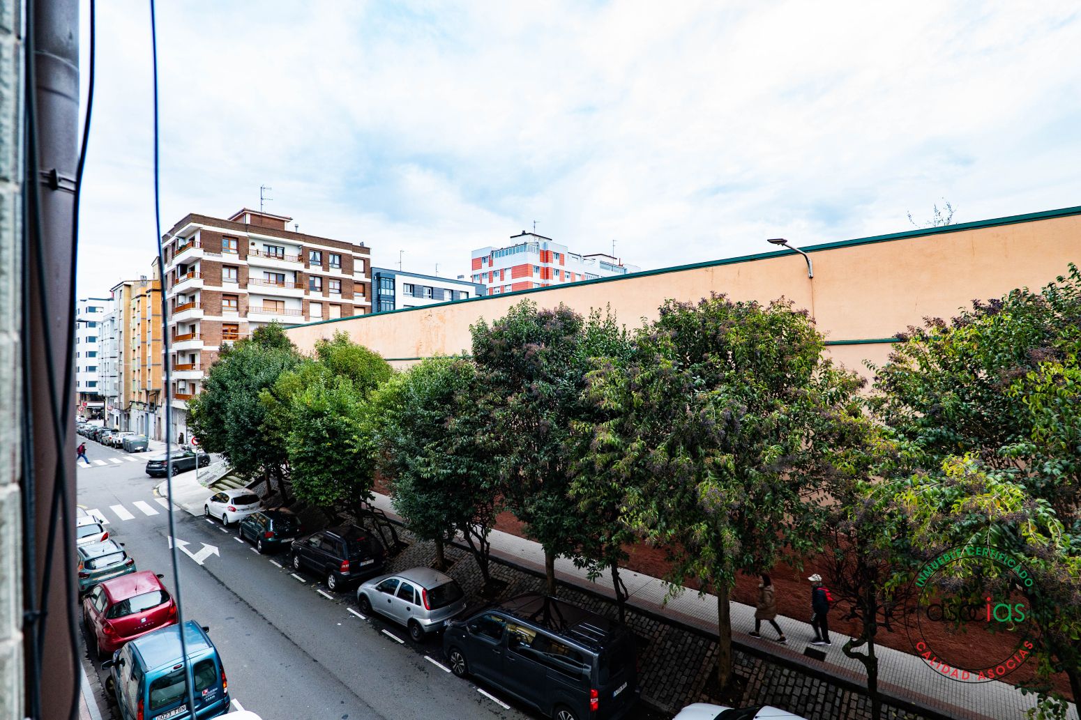 Exterior view of Flat for sale in Gijón   with Parquet flooring