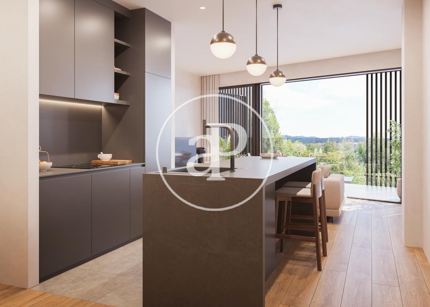 Kitchen of Attic for sale in Sant Cugat del Vallès  with Air Conditioner, Heating and Terrace