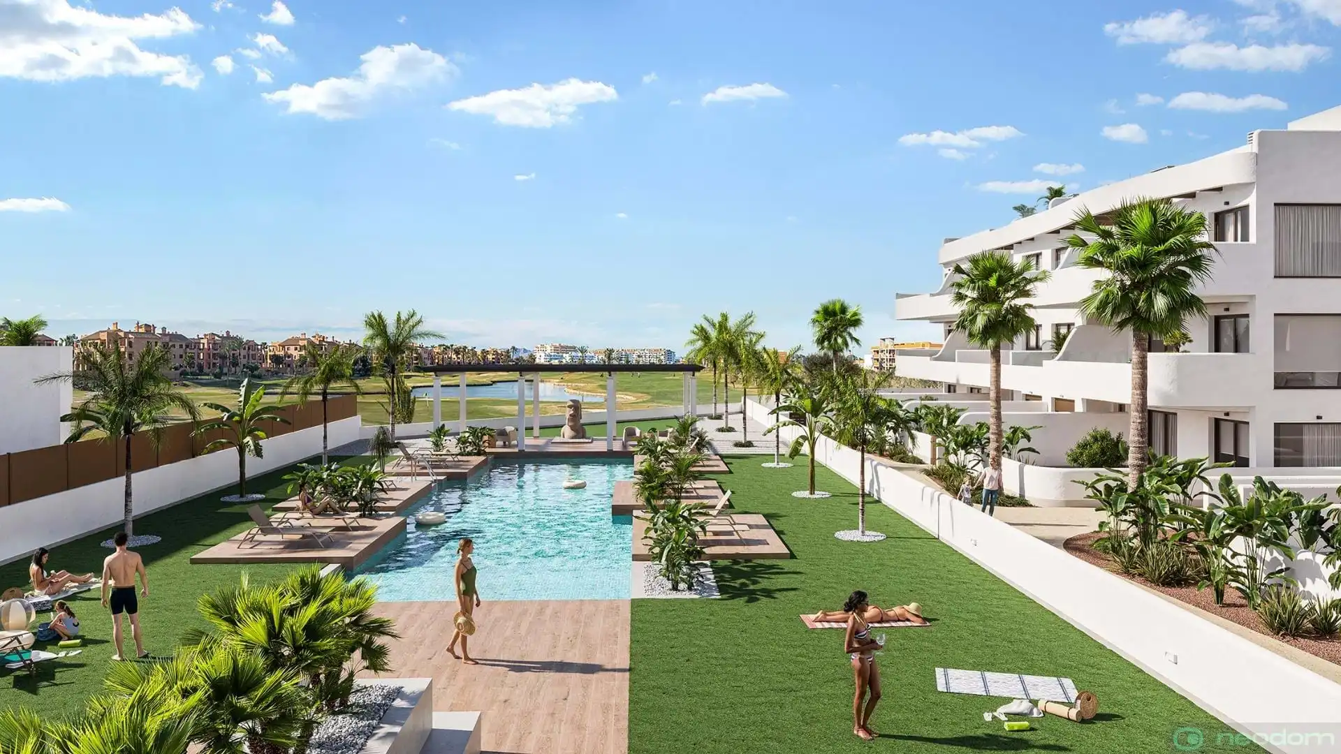 Appartamento con piscina in vendita a Las Lomas de Rame - Bahía Bella, imagen 6