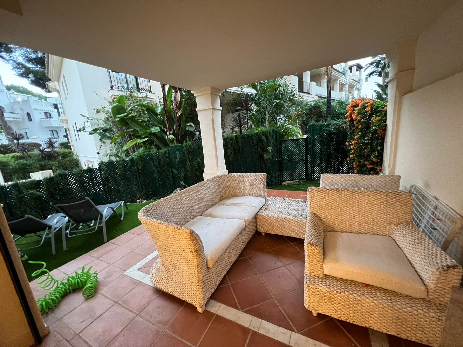 Garden of Planta baja to rent in Marbella  with Air Conditioner, Heating and Private garden