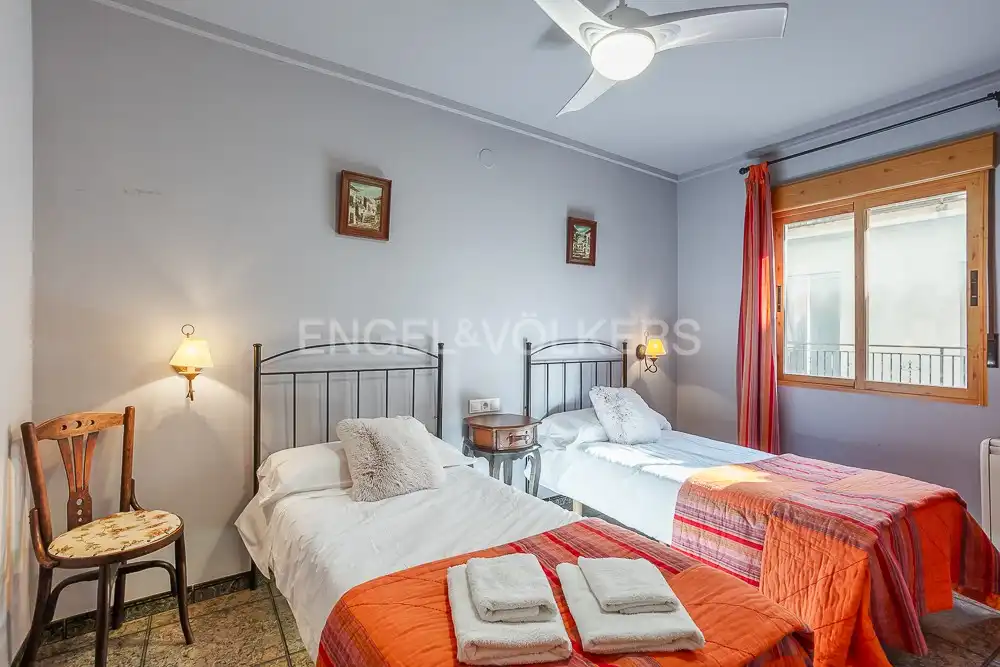 Bedroom of Houses for sale in La Vall de Laguar  with Air Conditioner, Heating and Terrace